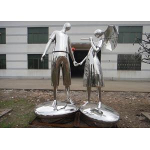 China Modern Metal Love Sculpture Garden Art Abstract Steel Sculpture Color Custom supplier