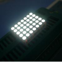 China Ultra Bright White 5x7 Led Dot Matrix Display Row Anode 0.7  Moving Signs Application on sale