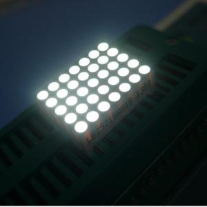 China Ultra Bright White 5x7 Led Dot Matrix Display Row Anode 0.7&quot; Moving Signs Application wholesale