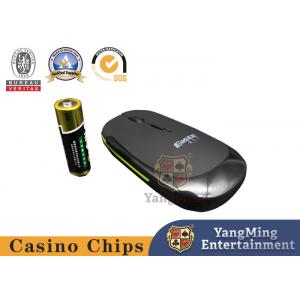 China Black Wireless Mouse Lightweight Portable Stylish Luxurious For Casino Tables supplier