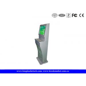 China Self Service Interactive Touch Screen Kiosk With Rugged Metal Keyboard supplier