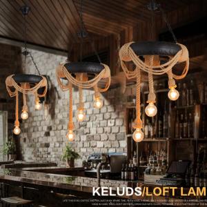 China Loft Designer tyre Pendant Lamp For Bar Coffee Shop Restaurant Lighting（WH-VP-38） supplier