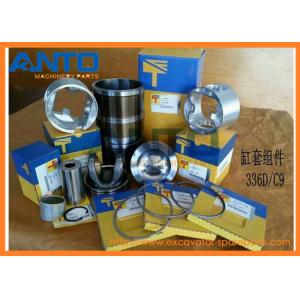 China C9 Engine Liner Kit Fit For  336D Excavator , Forged Engine Piston 197-9297 324-7380 265-1401 supplier