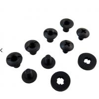 China 6.35mm 9.5mm Length Carbon Steel Black Oxidation Screw For Leather Holster/Kydex Hardware Kit on sale