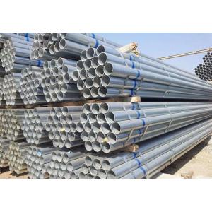 China 5.0mm Galvanized Welded Steel Pipe Hot Dip Round 600g / M2 supplier