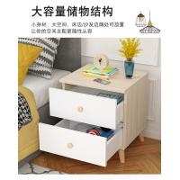 China Anti Scratch Nightstand Bedside Table , MDF Top 20 Inch Height Nightstand on sale