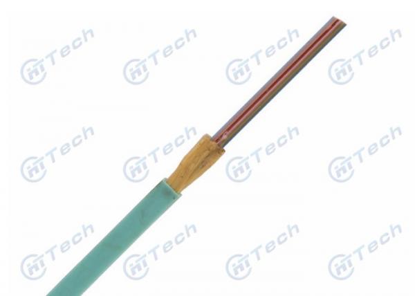 Flat Ribbon Fiber Optic Cable Indoor 2-12 Cores With PVC Outer Jacket ROHS