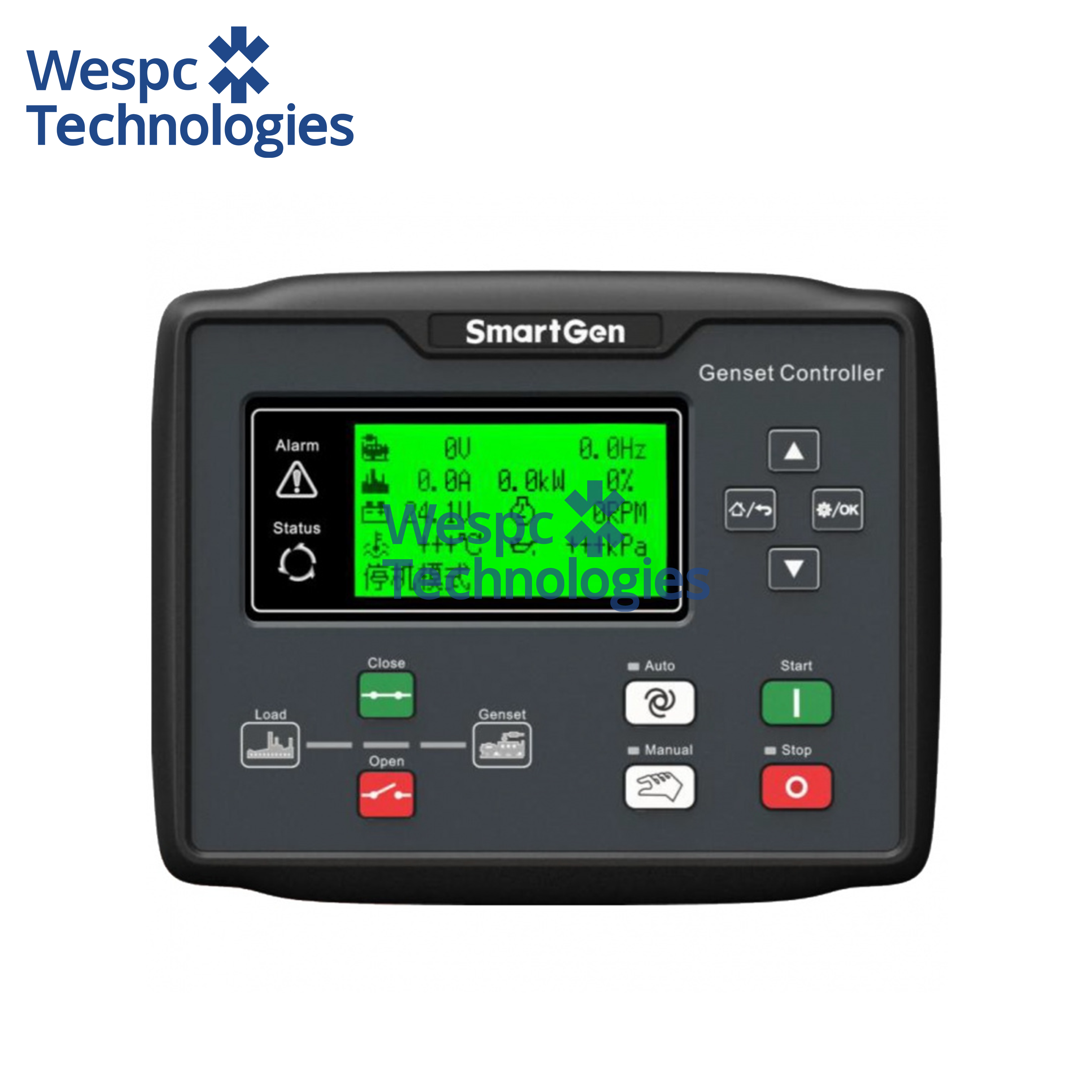 China WESPC Original Smartgen HGM6110NC Generator Controller RS485 Auto Start Module supplier