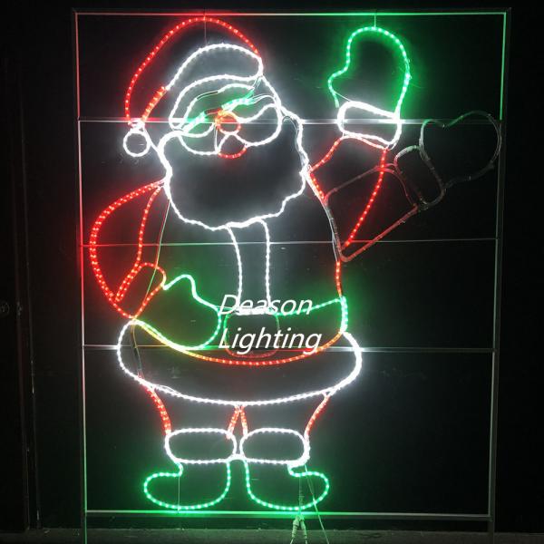 christmas santa decoration lights