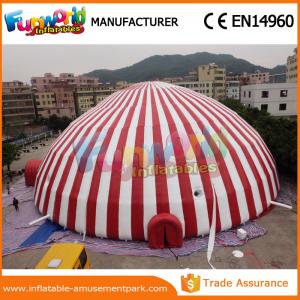 China Outdoor Inflatable Lawn Tent Customized Inflatable Igloo Tent PVC Coated Nylon supplier