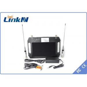 China Outdoor Portable COFDM Receiver , AV Output Handheld Receiver Battery Powered supplier
