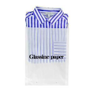 China L'auto-collant transparent de taille faite sur commande a ciré des sacs en papier supplier