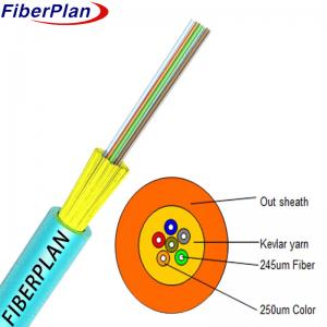 Mini Bare Kevlar Strengthen Fiber Distribution Fiber Optic Cable