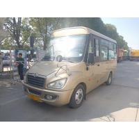 China Second Hand Mini Van Front Engine Folding Gate Slidng Windows 14 Seats Used Dongfeng Mini Bus EQ6550 on sale