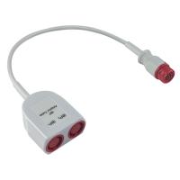 China Mindray 12pin To Dual IBP Adapter Cable Mindray 12pin Extension Cable on sale
