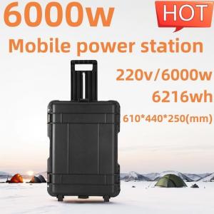 China 6000whot Salerechargeable Phone Charger 8000W Portable Solar Generator for Energy Storage supplier