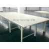 China Stainless Steel Edge Fabric Spreading Table , Garment Cutting Table Processing Customization wholesale
