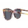 Cat Eye Round Acetate Sunglasses Colored CE With Polarized Lens