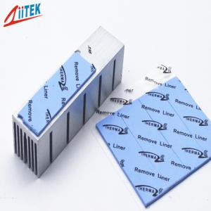 China Almofada térmica ultra macia 1,2 W/M-K de Gap, 2,0 G/Cc para o cartão da exposição supplier