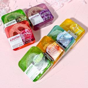 China Luxury Personalized Individually Wrapped Bath Soap Essential Oil Flower Handmade supplier