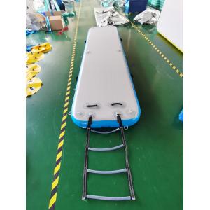 China 20cm Thick Drop Stitch Floating Inflatable Docks With Ladder supplier
