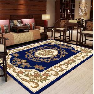 Retro Style Light Luxury Polyester Fiber Living Room Floor Carpet Special Style