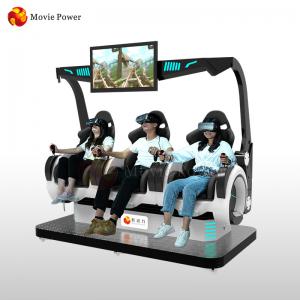 China New Business Idea VR Coin Operated 3 Seats 9d Virtual Reality Cinema Simulator Dynamic supplier