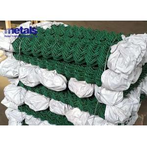Custom Fence Cyclone Wire Mesh Vinyl Coated Chain Link Fence 5ft Green