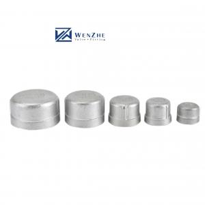 Female NPT BSPT BSP Threaded Round Cap for Industrial and Agricultural Applications