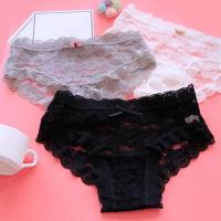 China                  Sheer Lace Underwear Cotton Seamless Sexy Underwear Women Panties Panties              on sale