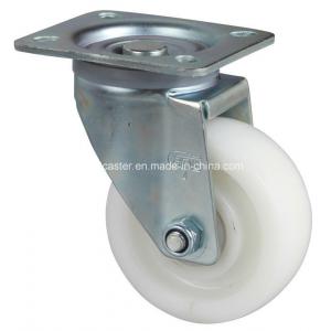 Edl Medium 4" 200kg Plate Swivel Po Caster 6414-06 with Zinc Plated 4mm Thickness