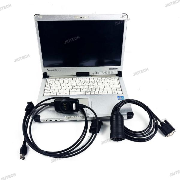 CANfox Interface Deutsch Cable Easy Friendly Engine Diagnostics Tool for Liebherr for Wheelloader/Telehandler with CFC2 laptop