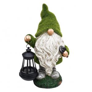 13 Inch Gnome Statue Battery Operated LED Christmas Lights