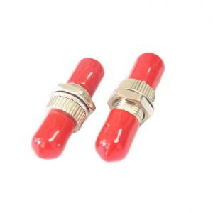 China ST Fiber Optical Adapter with Ceramic or Bronze Sleeve , Duplex Adapter supplier
