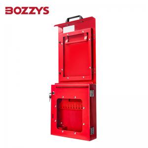 China Permit Control Station Comprises Integral Group Lockout Box Padlock Caddy Document Holder supplier