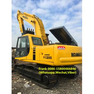 Diesel Fuel Second Hand Excavator , Used Komatsu Pc200 6 Excavator