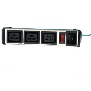 Aluminum Shell 3 Way PDU Power Distribution Unit With Switch Controlled IEC 320 C19