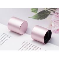 China Aluminum Pink Perfume Bottle Caps For Fea15 Spray Pump Cylinder Cap on sale