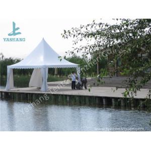 China White PVC Fabric Cover Aluminum Frame  High Peak Canopy against Strong Sun supplier