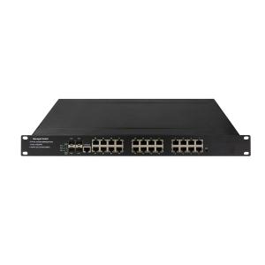 Custom Gigabit Managed PoE Switch 24port 100Mbps 24RJ45 industrial ethernet swtich