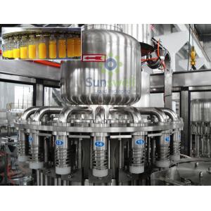 China High Efficiency Hot Filling Machine 3-In-1 Monoblock For Fruit Juice / Beverage wholesale
