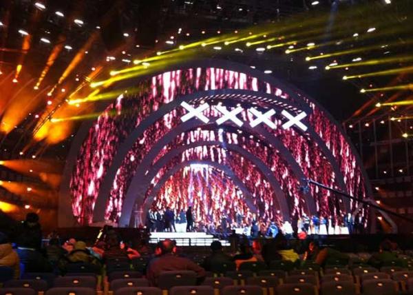 Stage Show Rental Led Display Screen , Led Big Display Ultra Clear Ultra Slim