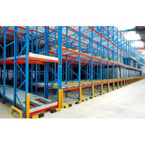 Warehouse Forklift Pick up Gravity Rack Heavy Duty Roller Type Track Racking First in First out Storage System