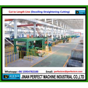 China Cut to Length Line (uncoiler, straightening, cutting, slitting, stacking) supplier