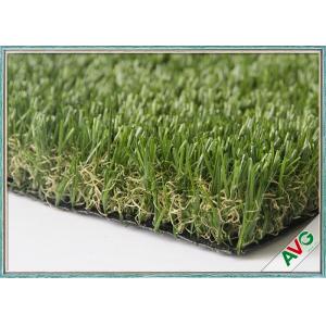 Residential Area Garden Faux Artificial Grass Monofil PE + Curly PPE Material