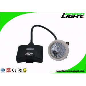 China Corded Mining Hard Hat Light 10000 Lux Rechargeable Miners Headlamp 5200mAh Li-ion Battery With Rear Warning Light supplier