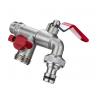 China Water Tank Outlet with Brass Tap &amp; 1/2&quot; Twin Faucet Snap Bibcock Valve wholesale