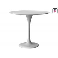 China Glass FRP / Marble Restaurant Dining Table Luxury Round Shape Tulip Table Base on sale