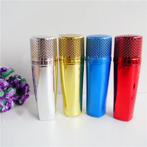 25ml Wholesale Microphone UV glass Bottle With plastic Cap Glass Refill Empty Perfume Atomizer Spray bottle hot st