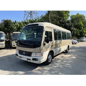 China 10-23 Seats Used Coster Bus  Manual Transmission With Comfortable Seating supplier